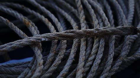 Premium Photo | Detail shot of rope