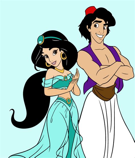 Aladdin and Jasmine~ by GothicBellydancer on DeviantArt