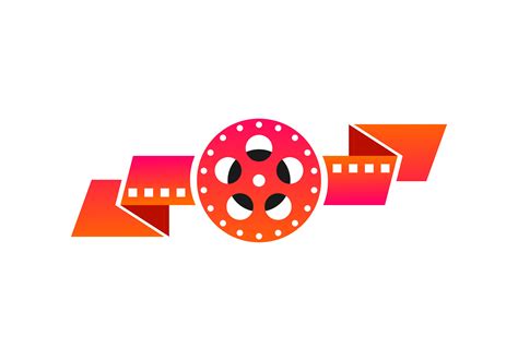 Red Film Cinema Logo Vector Graphic by DEEMKA STUDIO · Creative Fabrica
