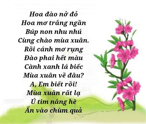 Bài Thơ Mùa Xuân Về Đâu ️️ Nội Dung, Hình Ảnh, Giáo Án - Bút Chì Xanh