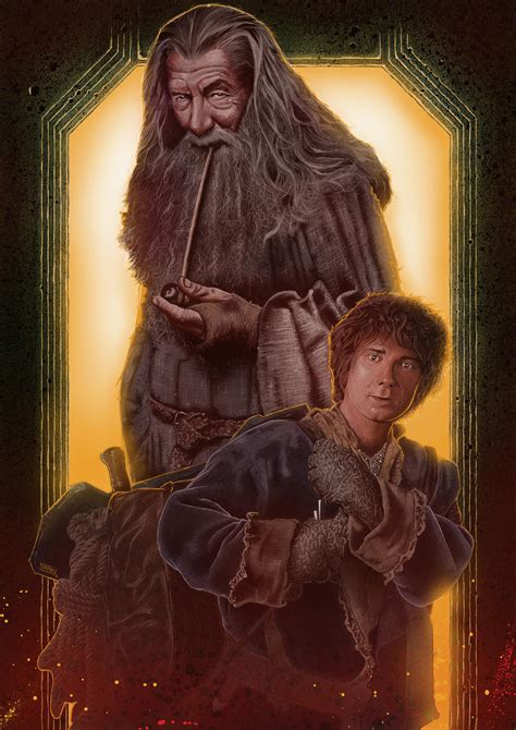 Bilbo and Gandalf by SgtTimBob on DeviantArt