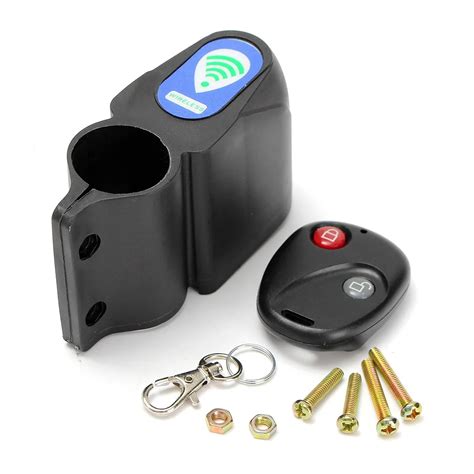 Wireless Remote Control Anti theft MTB Cycling Security Audible Sound Lock Guard Bike Bicycle ...