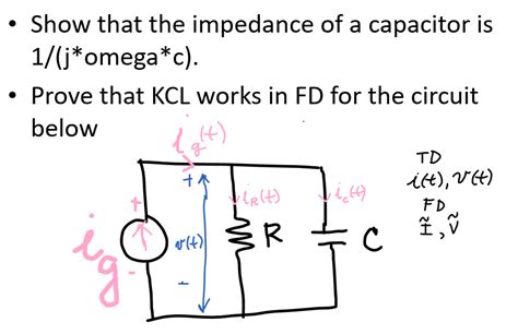 Solved Show that the impedance of a capacitor is | Chegg.com