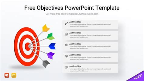 Download Free Objectives PowerPoint Template - Just Free Slide