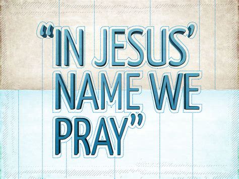 In Jesus Name We Pray - Link - July 24 on Vimeo