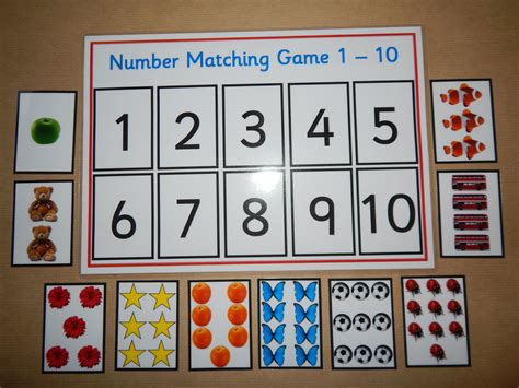 Number Matching Game 0-10 Numeracy number recognition | Etsy