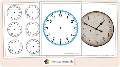 14 Printable Clock Faces (Free PDFs To Download & Print)