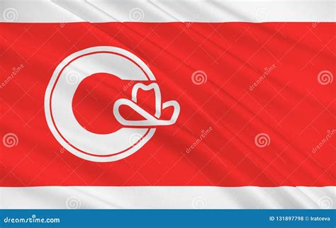 Flag of Calgary in Alberta, Canada Stock Illustration - Illustration of ...