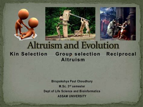 Altruism and evolution