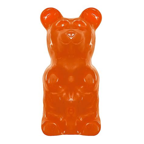 World's Largest Gummy Bear, Approx 5-pounds Giant Gummy Bear - Orange ...