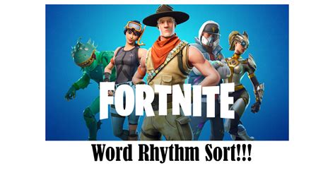 FORTNITE Rhythms- An Upper Elementary Lesson