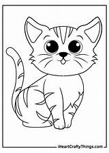 Cute Cat Coloring Pages To Print sketch template