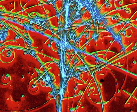 Particle Tracks In Bubble Chamber Photograph by Cern, P.loiez/science Photo Library - Fine Art ...