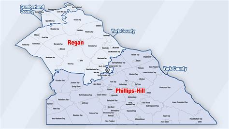 New maps: York County to be represented by Phillips-Hill, Regan in Senate of Pennsylvania ...