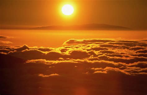 Sunset Above Clouds Photograph by Philip Enticknap | Fine Art America