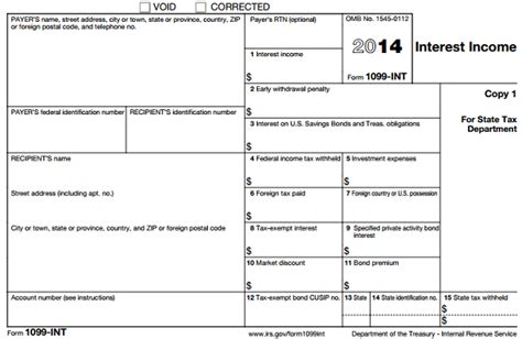 Understanding Tax Form 1099-INT • Novel Investor