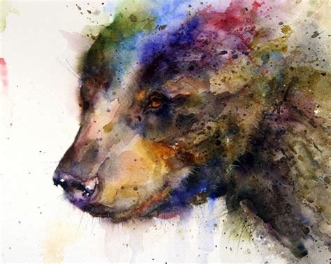 Animal Watercolor Portraits Burst with Color