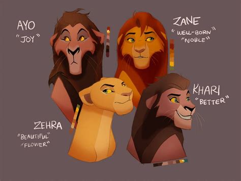 The Children of Kovu and Kiara by JaeTaz | Lion king drawings, Lion king art, The lion king ...