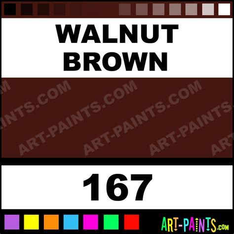 Walnut Brown Opaque Stain Ceramic Paints - 167 - Walnut Brown Paint ...