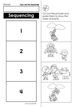 Jack and the Beanstalk Worksheets and Activities by Lavinia Pop | TPT