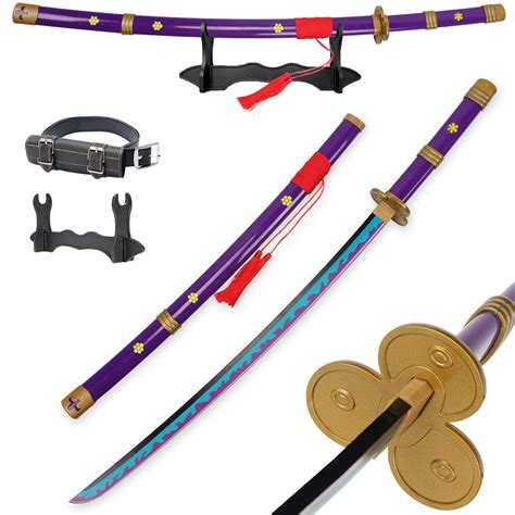 Buy Forgemith Anime Samurai Cosplay ：Roronoa Zoro s,Enma,Wado Ichimonji ...