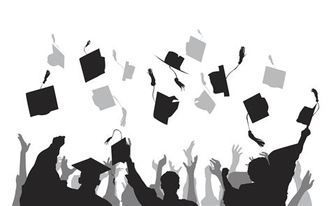 Illustration of university graduates - Download Free Vectors, Clipart Graphics & Vector Art