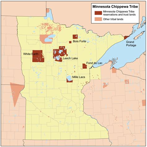 White Earth Indian Reservation Map - The Earth Images Revimage.Org