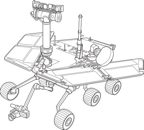 Curiosity Rover Clip Art