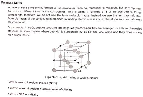 Difference between molecule and formula unit