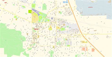 Helena Montana PDF Map Vector Exact City Plan detailed Street Map ...