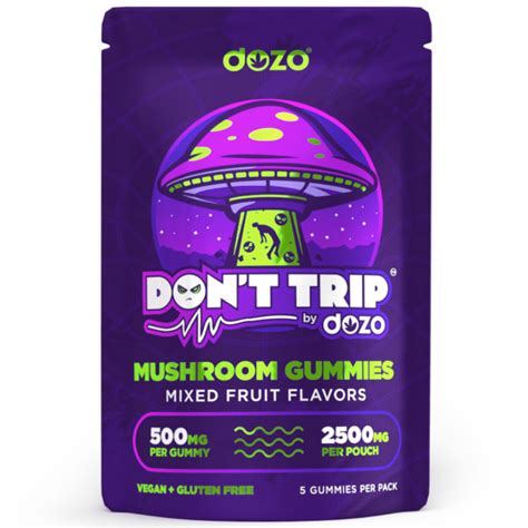 Dozo Don't Trip Mushroom Gummies 2500mg - D8 GAS | Best Delta 8 | CBD ...