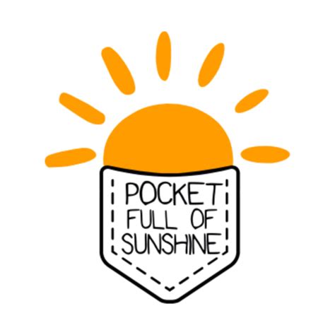 Pocket full of sunshine - Sunshine - T-Shirt | TeePublic