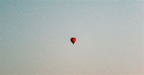 Red Hot Air Balloon on Sky · Free Stock Photo