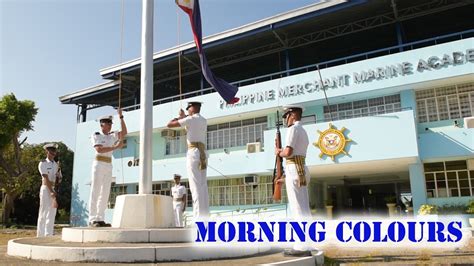 Morning Colours | Cadets of Philippine Merchant Marine Academy - YouTube