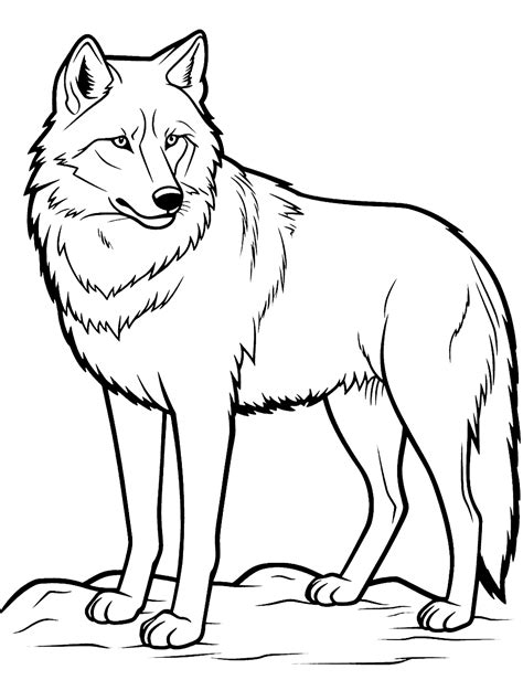 50 Wolf Coloring Pages: Printable Sheets