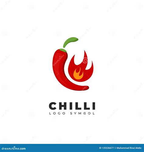 Chilli Logo Design Cartoon Vector | CartoonDealer.com #223680043