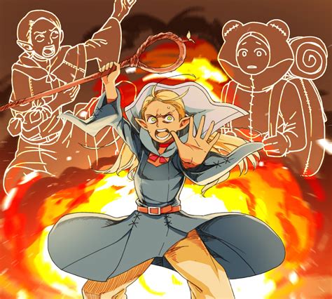 mochi (mochi444420) dungeon meshi marcille donato line art pointy ears skirt lift weapon ...