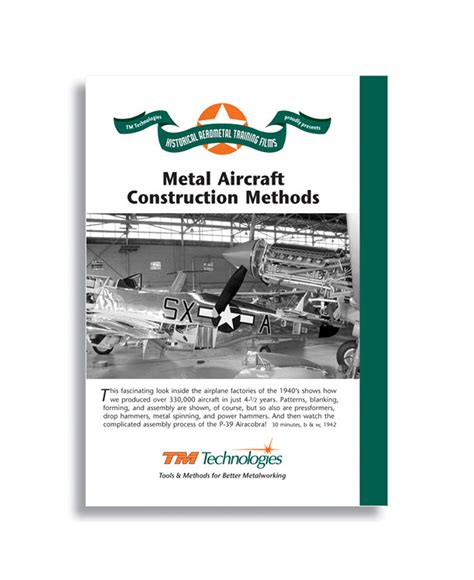 Metal Aircraft Construction Methods (DVD) - www.ArtisanIdeas.com