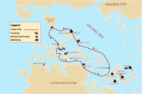 Cruise Halong Bay Vietnam Map