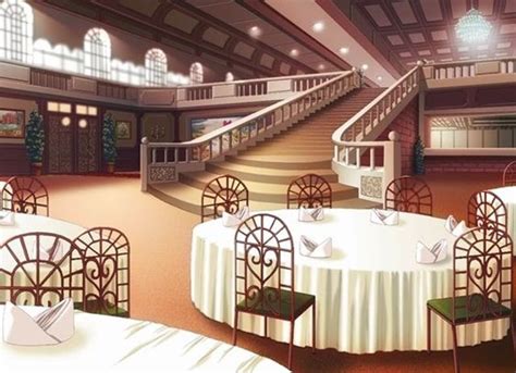 Dining Room, Background, Anime Background, Anime Scenery, Visual Novel Scenery, Visual… | Anime ...