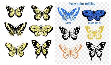 Premium Vector | Butterflies set hand drawn vector illustration sketch ...