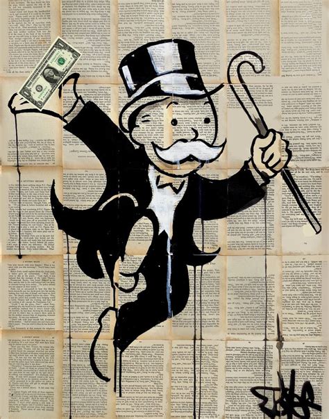 money man Drawing by LOUI JOVER | Saatchi Art