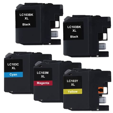 Brother LC103 Ink Cartridges - Brother LC103XL 5-Pack @ $19.95