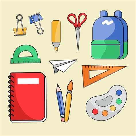 School supplies svg Vectors & Illustrations for Free Download | Freepik