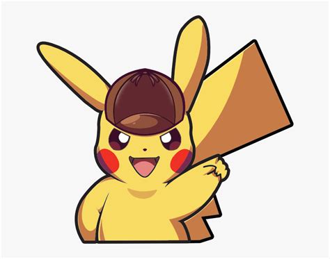 Detective Pikachu - Detective Pikachu Clipart, HD Png Download ...