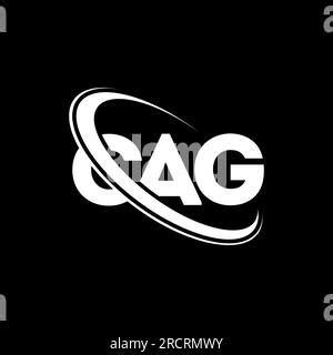 CAG logo. CAG letter. CAG letter logo design. Initials CAG logo linked ...