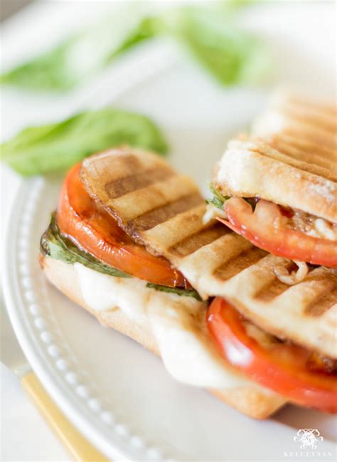 Caprese Panini Recipe - An Easy Weeknight Dinner Idea - Kelley Nan