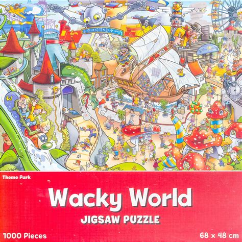 Wacky World - Theme Park 1000 Piece Jigsaw Puzzle | I Love Puzzles