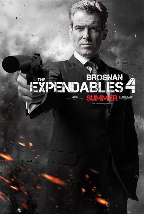 EXPENDABLES 4 PIERCE BROSNAN for the hero or villain. Well known for ...