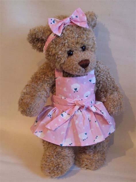 Image detail for -Teddy Bear Clothes Pink Sheep Summer Dress | Teddy Bears | Pinterest | Summer ...